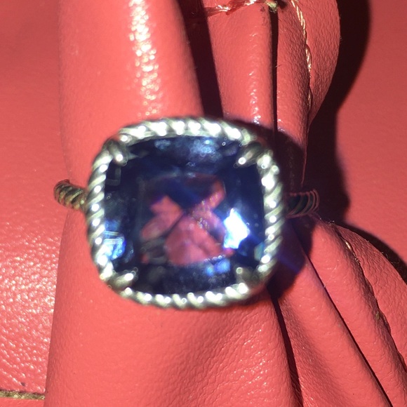 NWT Avon sterling silver Grey Nano Statement ring size 5 - Picture 2 of 5